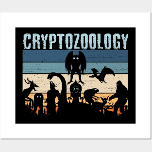 Cryptid Mythical Creatures, Cryptozoology Posters and Art